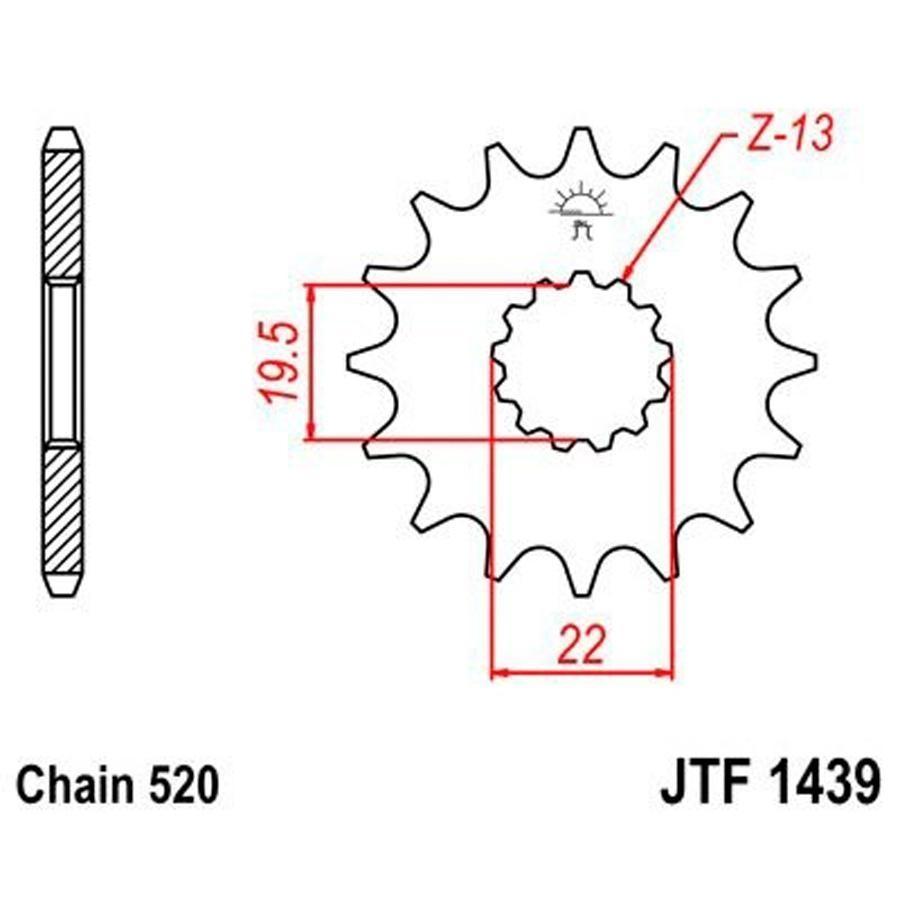 PIÑON JT 1439 11T 520