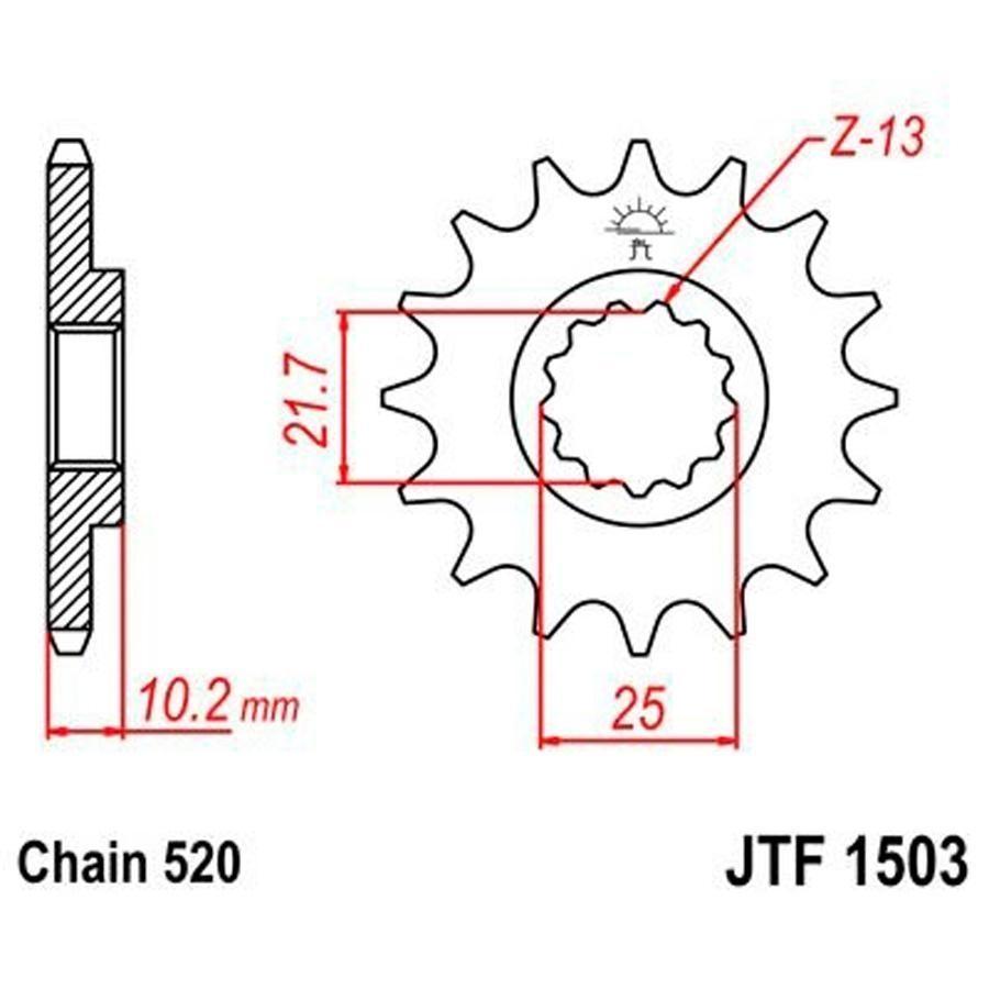 PIÑON JT 1503 12T 520