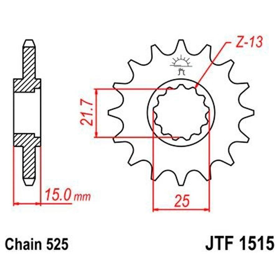 PIÑON JT 1515 15T 525