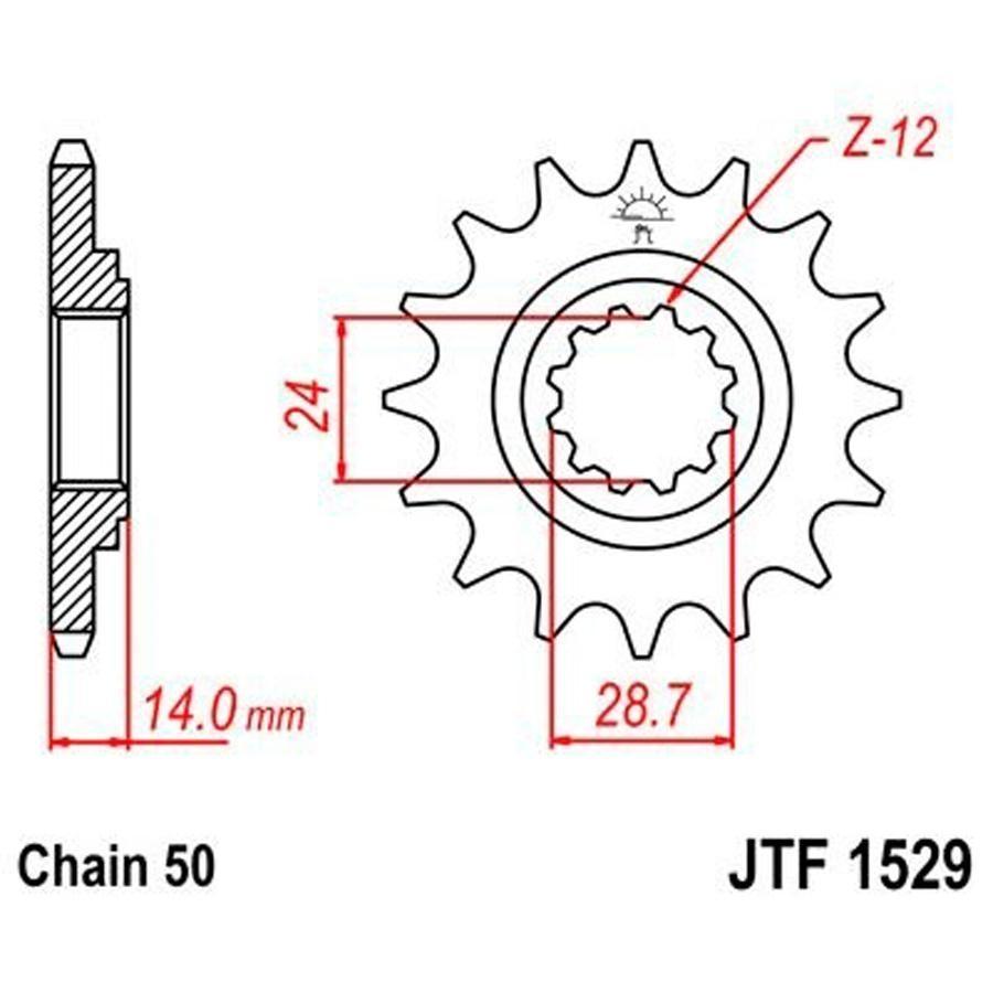 PIÑON JT 1529 17T 530
