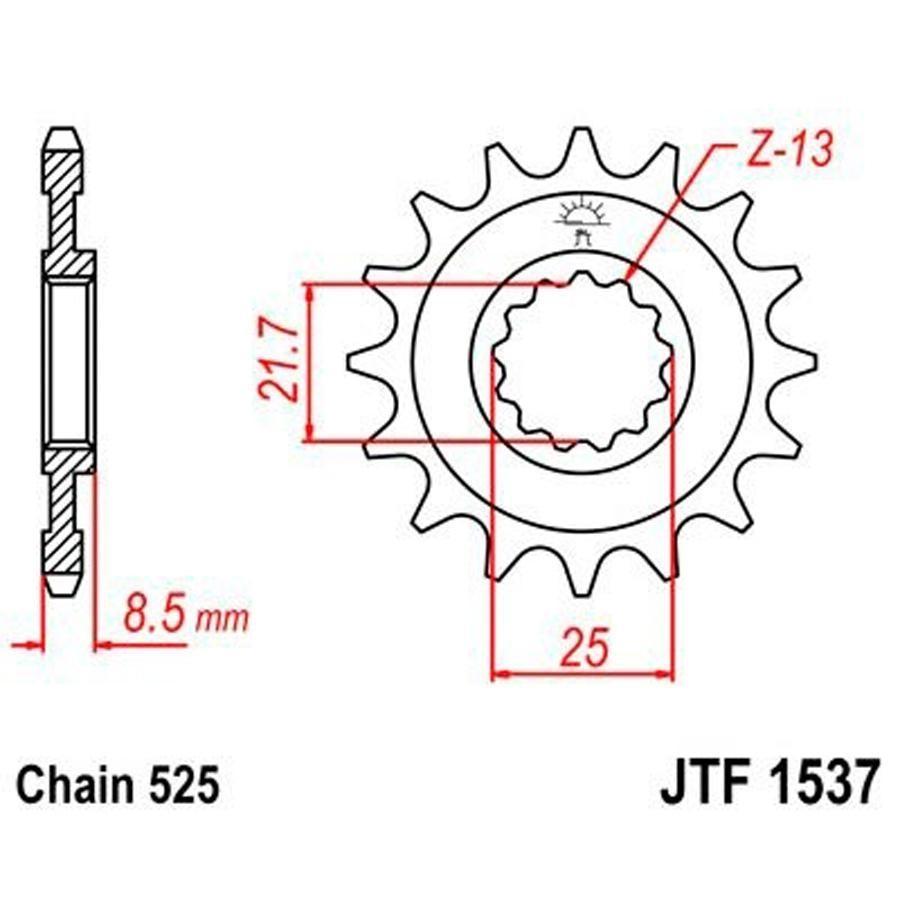 PIÑON JT 1537 16T 525