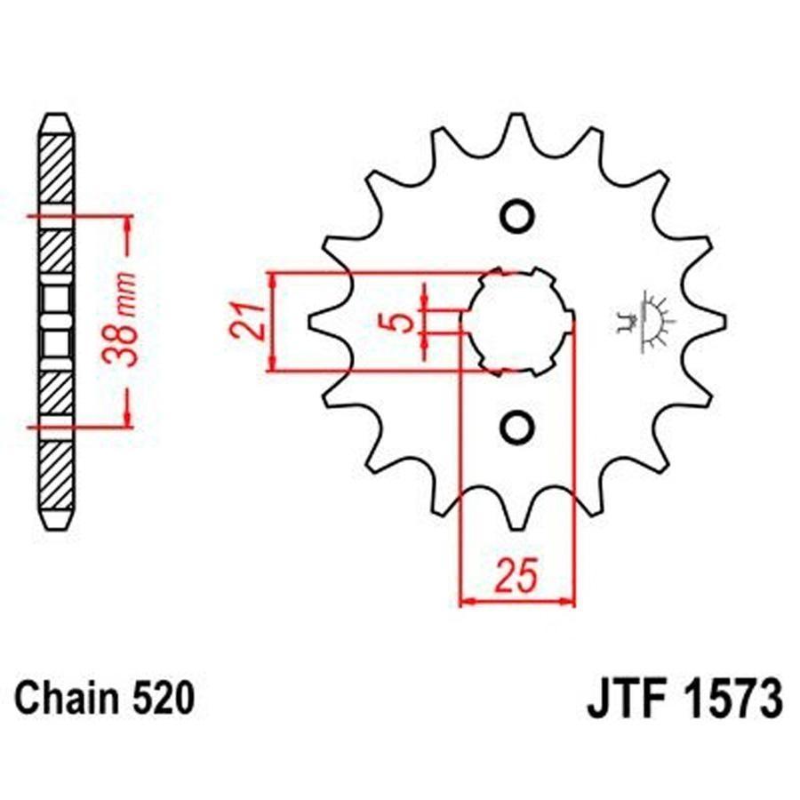 PIÑON JT 1573 13T 520