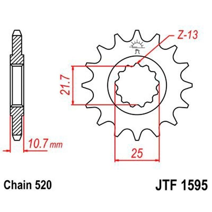 PIÑON JT 1595 16T 520