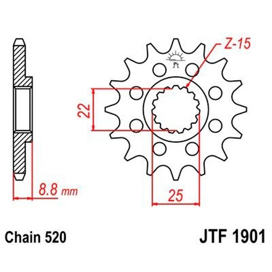 PIÑON JT 1901 12T 520