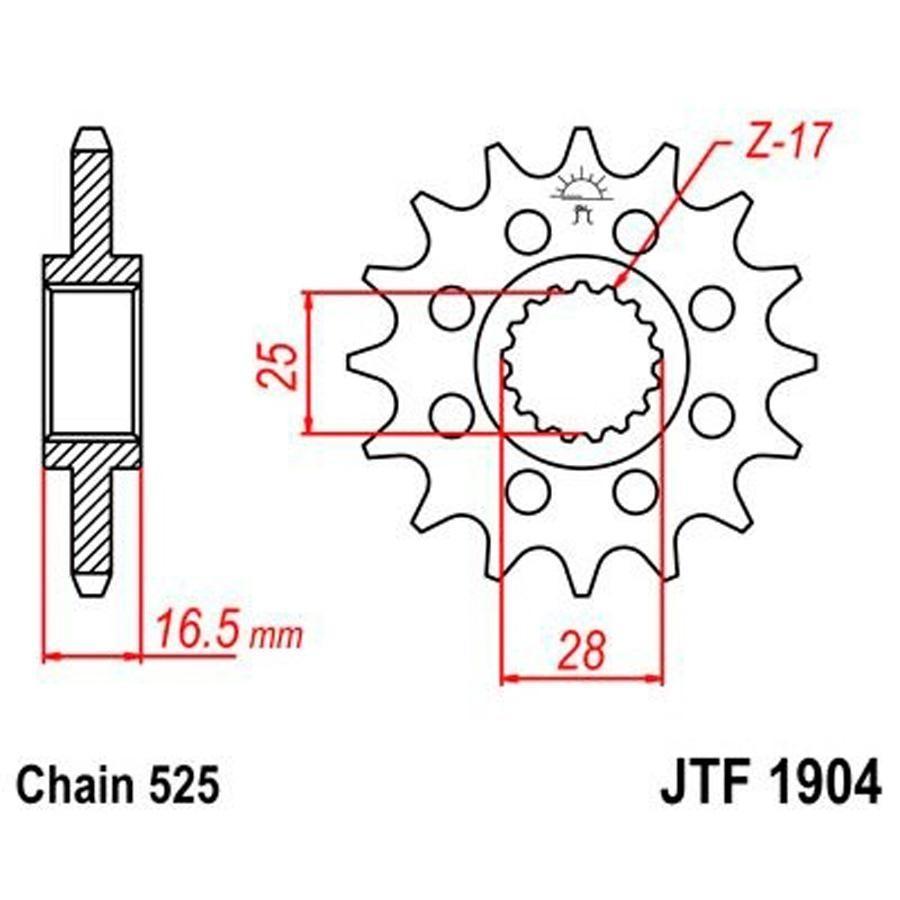 PIÑON JT 1904 16T 525