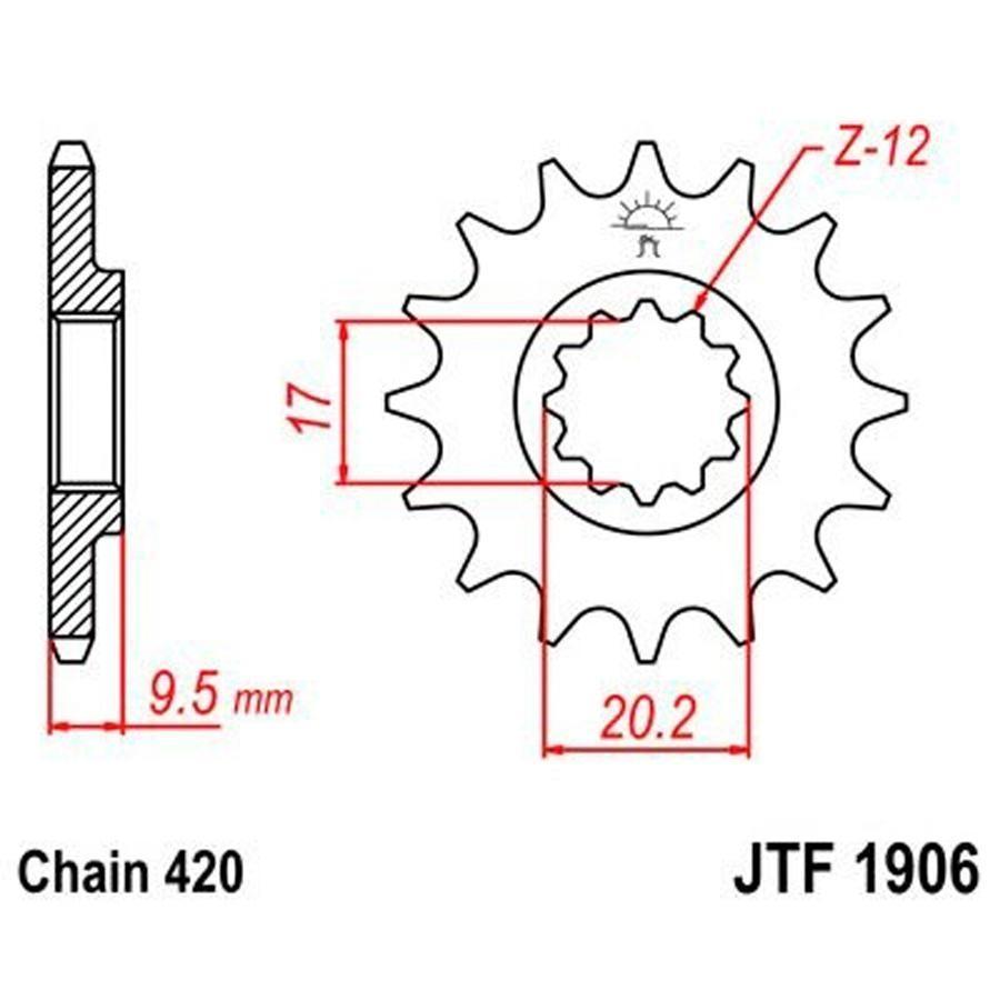 PIÑON JT 1906 12T 420
