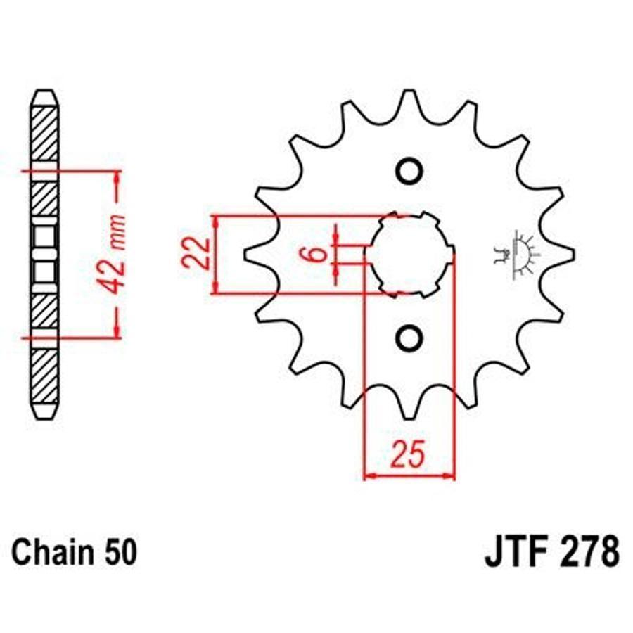 PIÑON JT 278 16T 530