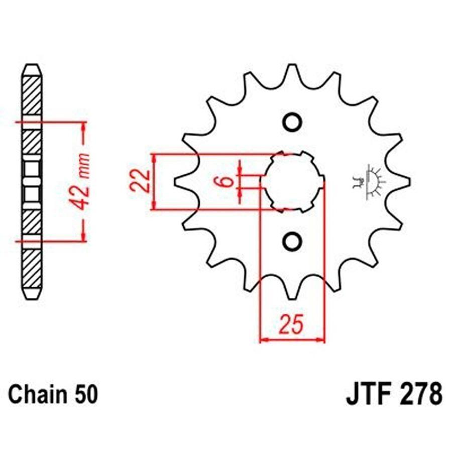 PIÑON JT 278 17T 530
