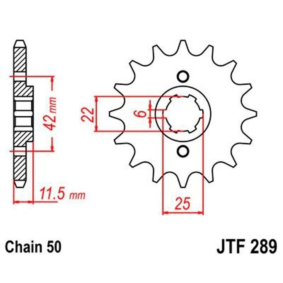 PIÑON JT 289 15T 530