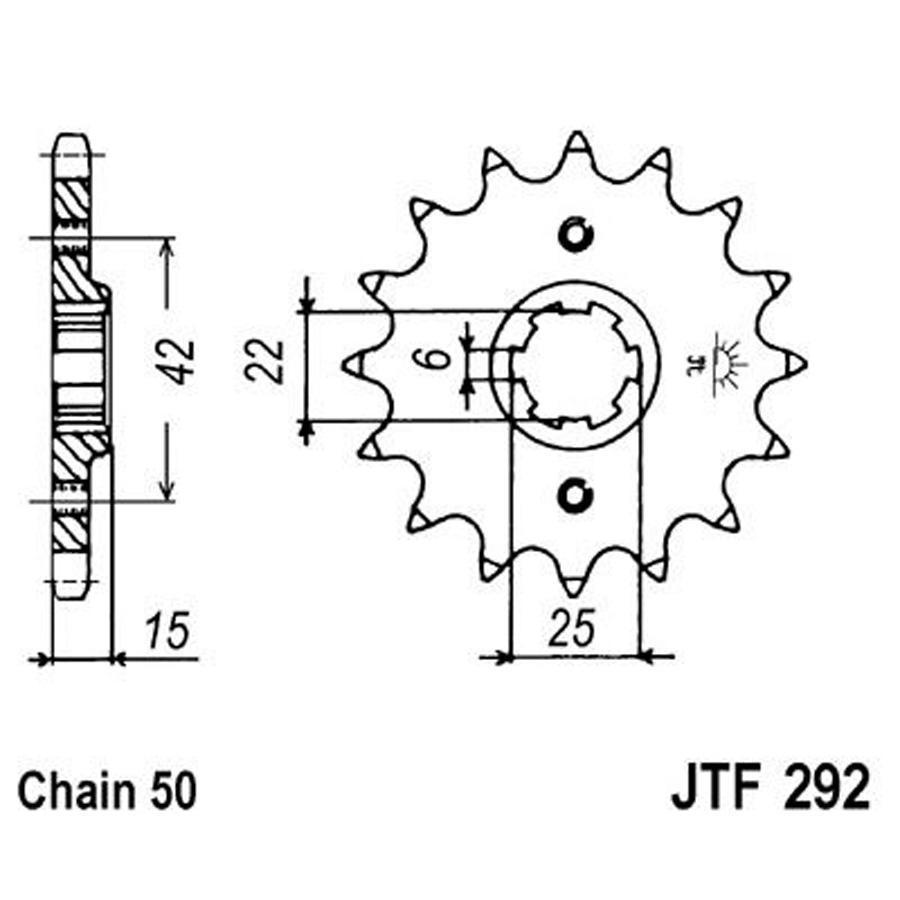 PIÑON JT 292 16T 530