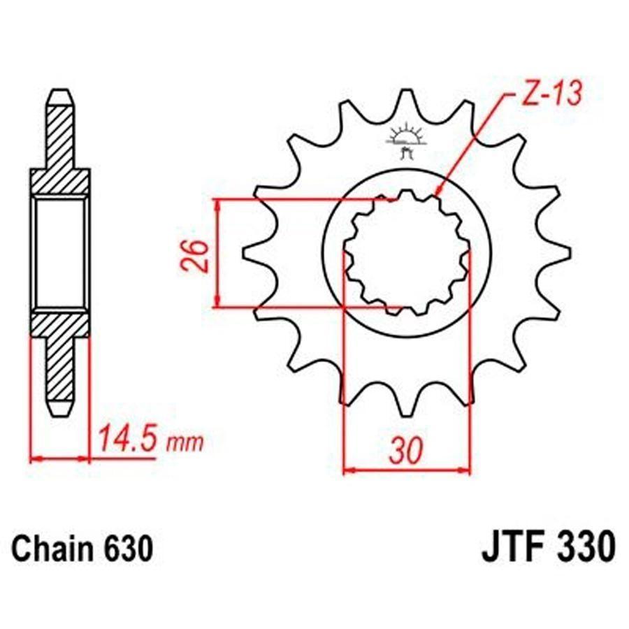 PIÑON JT 330 15T 630