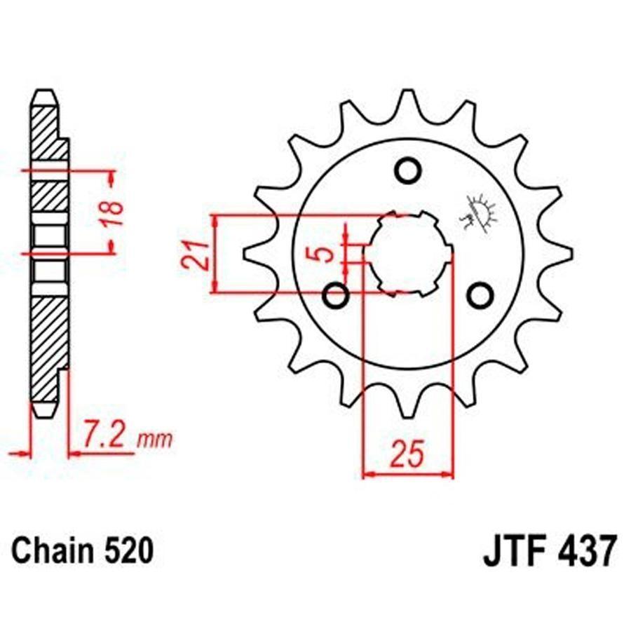 PIÑON JT 437 16T 520