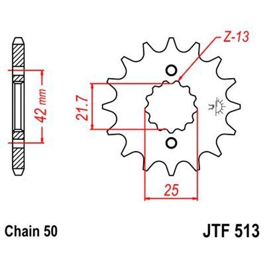 PIÑON JT 513 14T 530