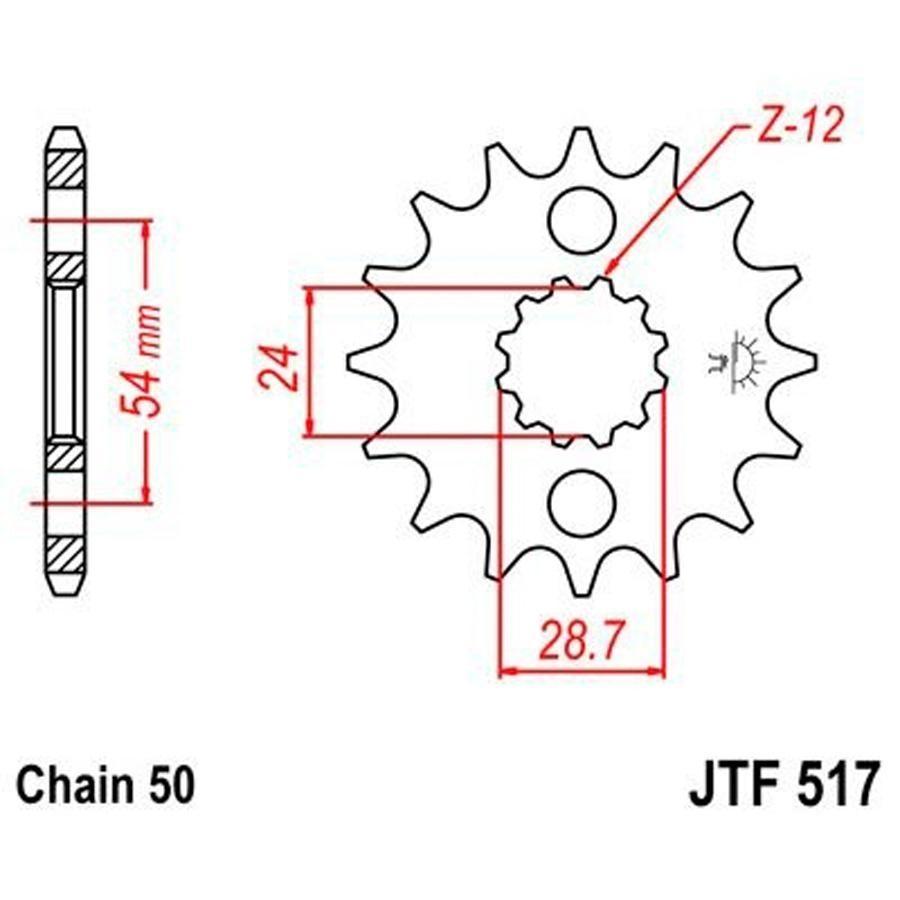 PIÑON JT 517 17T 530