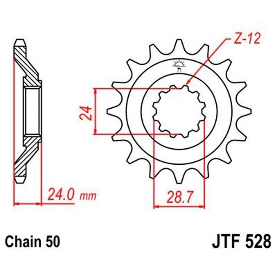 PIÑON JT 528 17T 530
