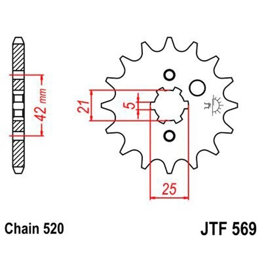 PIÑON JT 569 17T 520