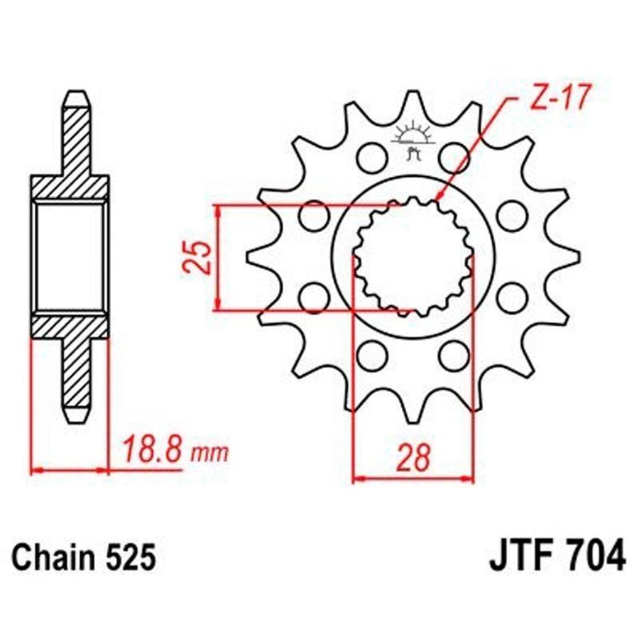 PIÑON JT 704 17T 525