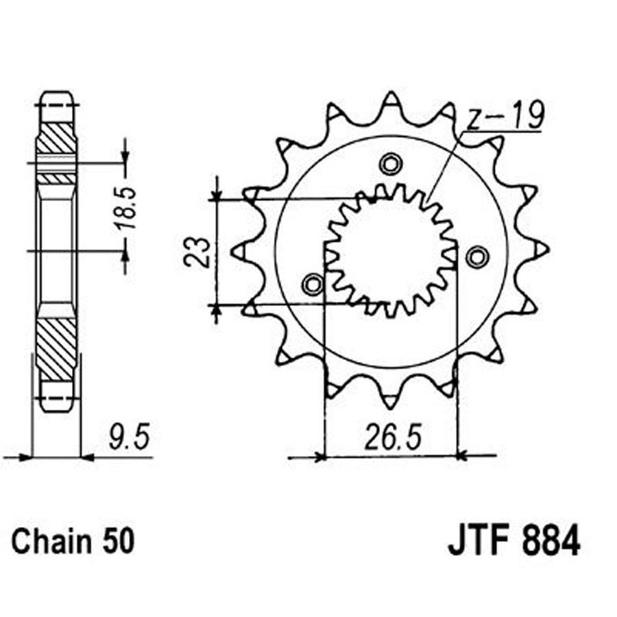 PIÑON JT 884 21T 530