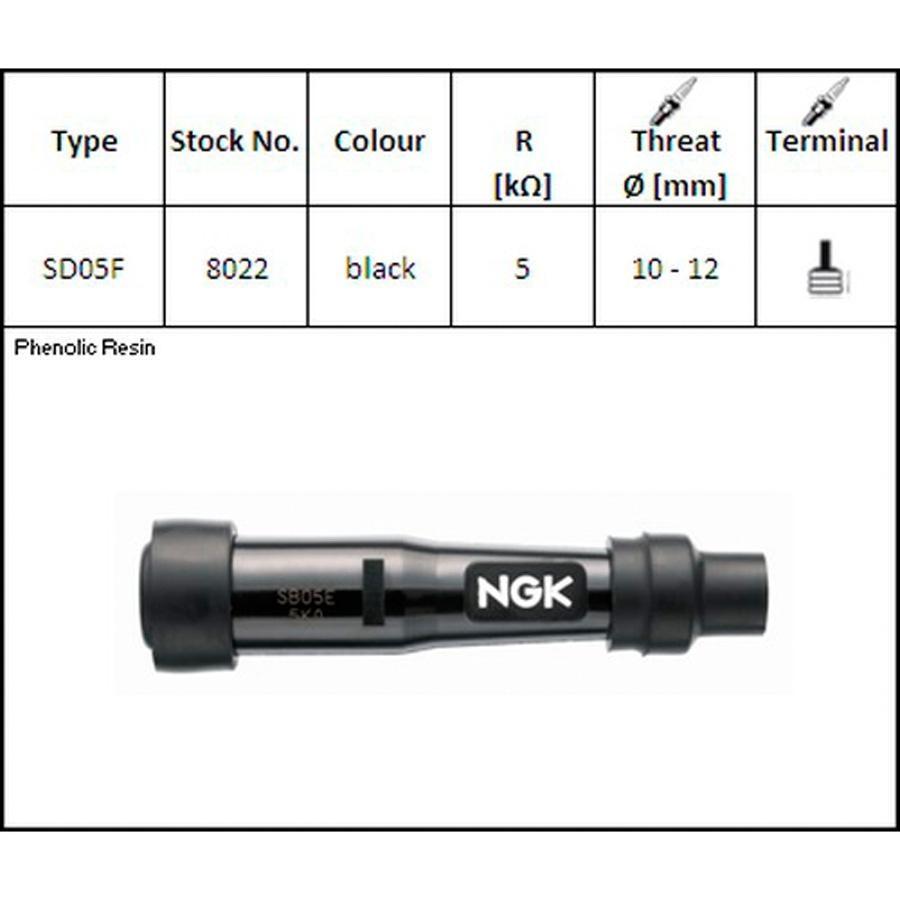 PIPA BUJIA NGK SD-05F RECTA