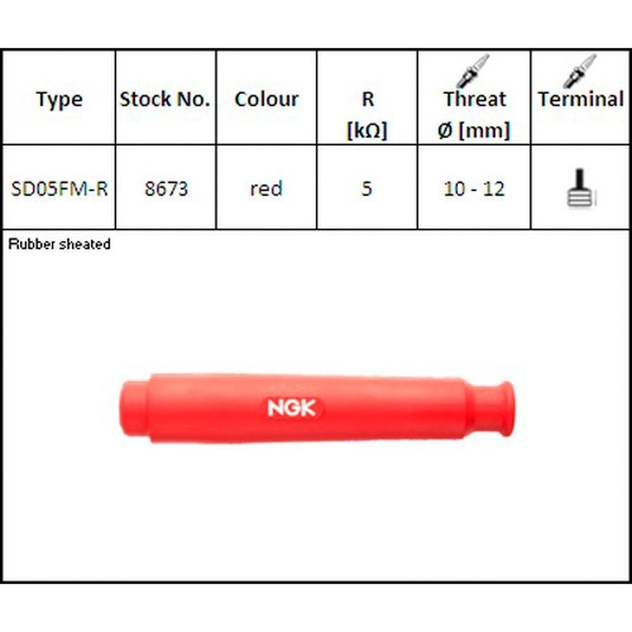 PIPA BUJIA NGK SD-05FMR RECTA