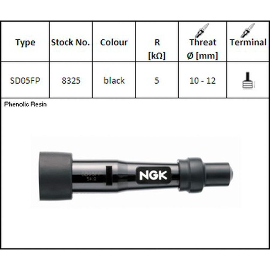 PIPA BUJIA NGK SD-05FP RECTA