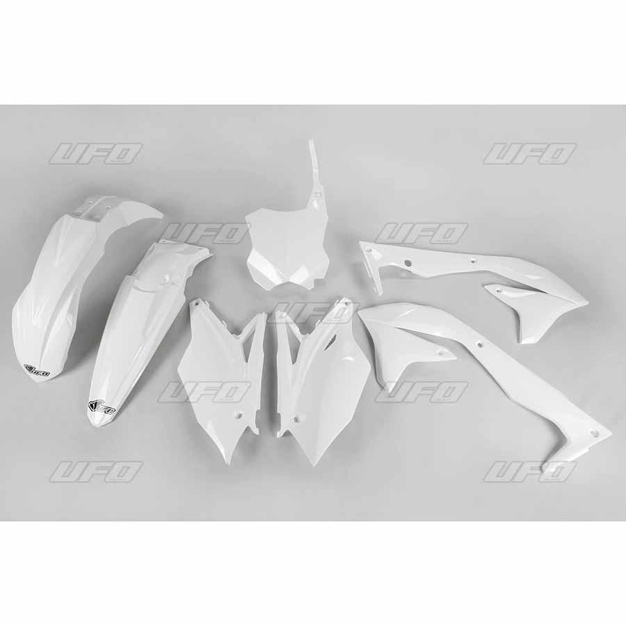 KIT PLASTICA COMPLETO UFO KAWASAKI COLOR BLANCO KAKIT226-047   11914