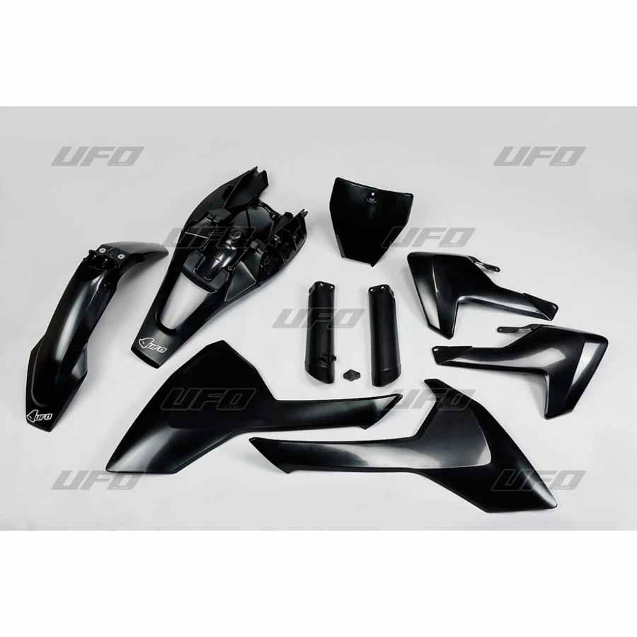 KIT PLASTICA COMPLETO UFO HUSQVARNA NEGRO HUKIT620-001   32578