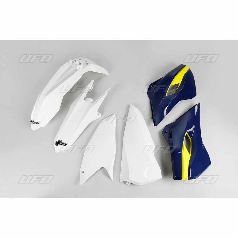 KIT PLASTICA COMPLETO UFO HUSQVARNA COLOR ORIGINAL HUKIT615-999W   65748