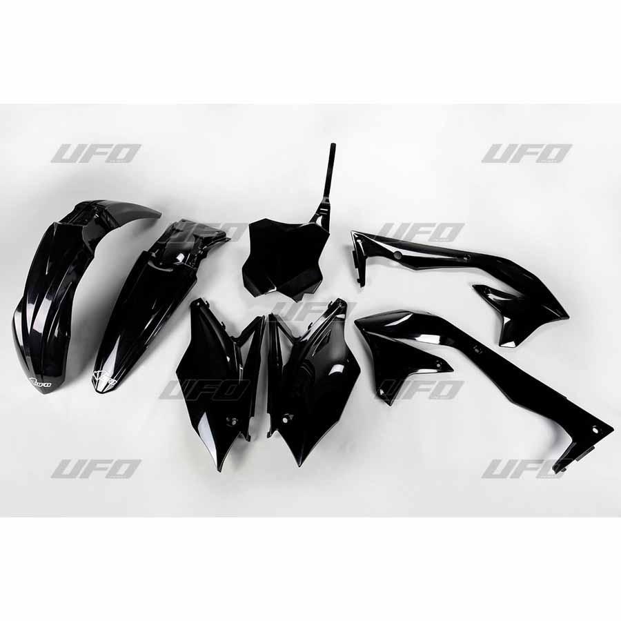 KIT PLASTICA COMPLETO UFO KAWASAKI COLOR NEGRO KAKIT223-001   65757