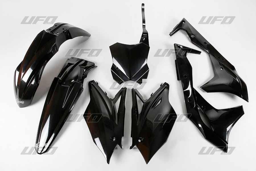 KIT PLASTICA COMPLETO UFO NEGRO KAWASAKI KX250F   78203420