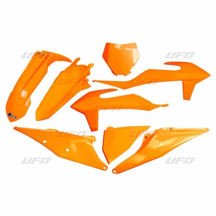 KIT PLASTICA COMPLETO UFO KTM FLUOR NARANJA KTKIT522FFLU   78450054