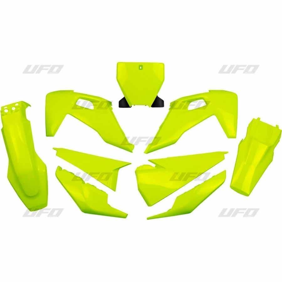 KIT PLASTICA COMPLETO UFO HUSQVARNA AMARILLO FLUOR HUKIT622DFLU   78450565