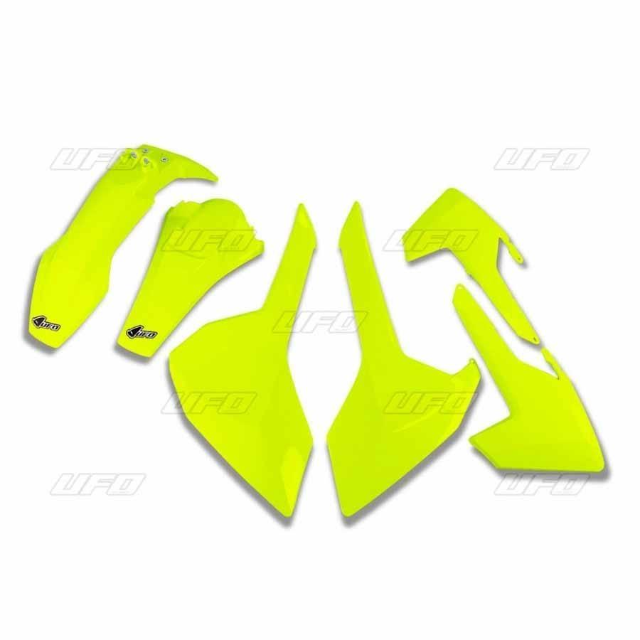 KIT PLASTICA COMPLETO UFO HUSQVARNA AMARILLO FLUOR HUKIT618-DFLU   78692665
