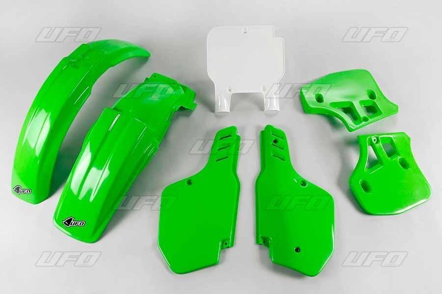 KIT PLASTICA COMPLETO UFO COLOR OEM KAWASAKI KX500   78696599