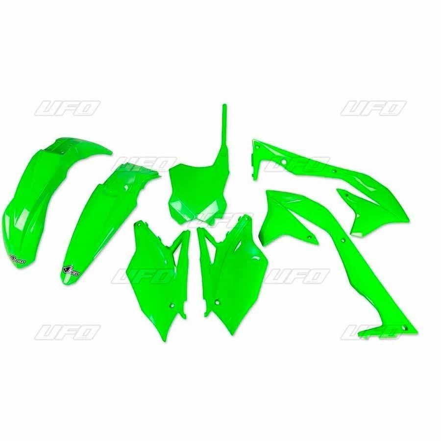 KIT PLASTICA COMPLETO UFO KAWASAKI VERFLUOR KAKIT223AFLU   93213