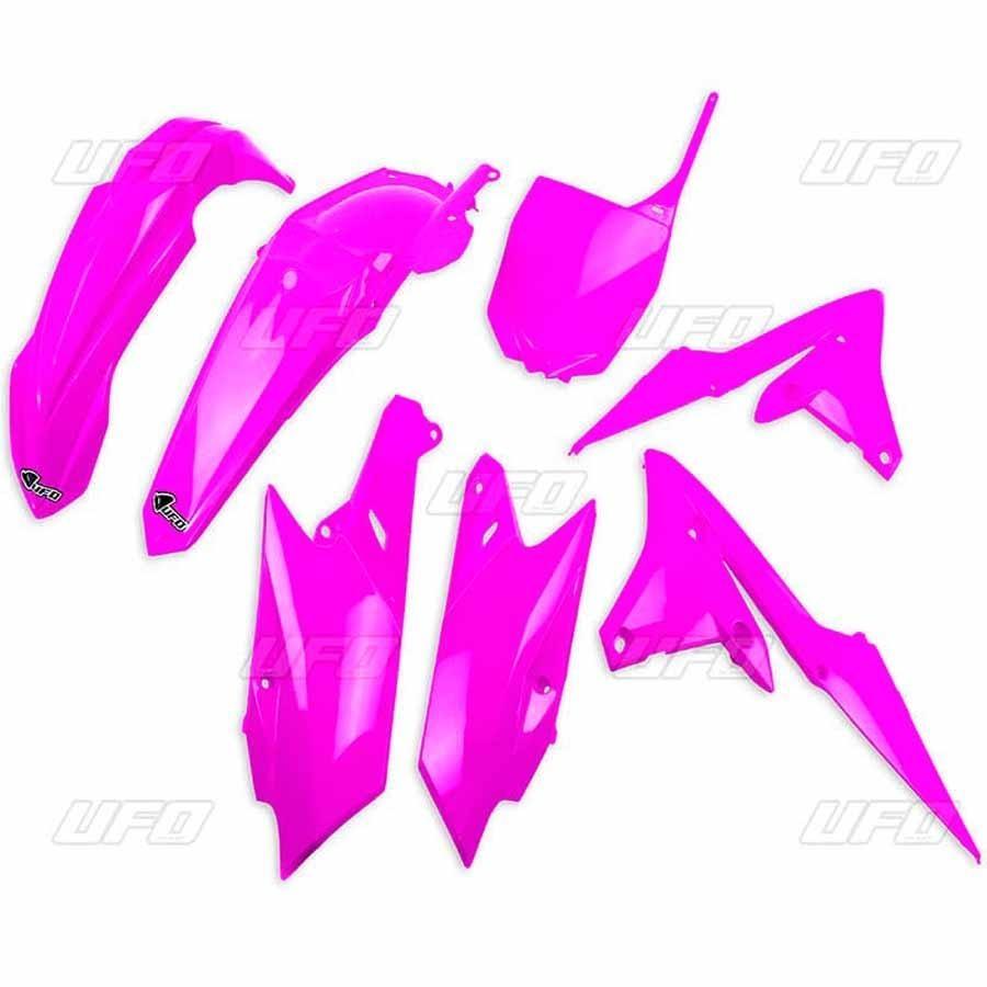 KIT PLASTICA COMPLETO UFO YAMAHA ROSA FLUOR YAKIT318P   93218