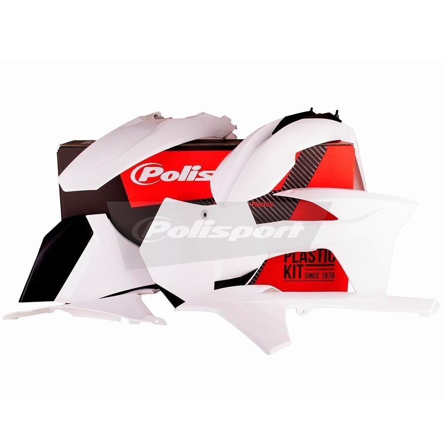 KIT PLASTICA COMPLETO POLISPORT KTM BLANCO    90508