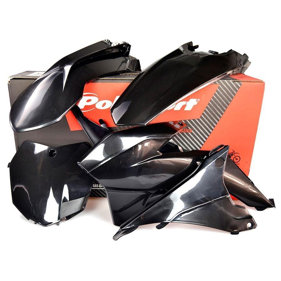 KIT PLASTICA COMPLETO POLISPORT KTM NEGRO    90646