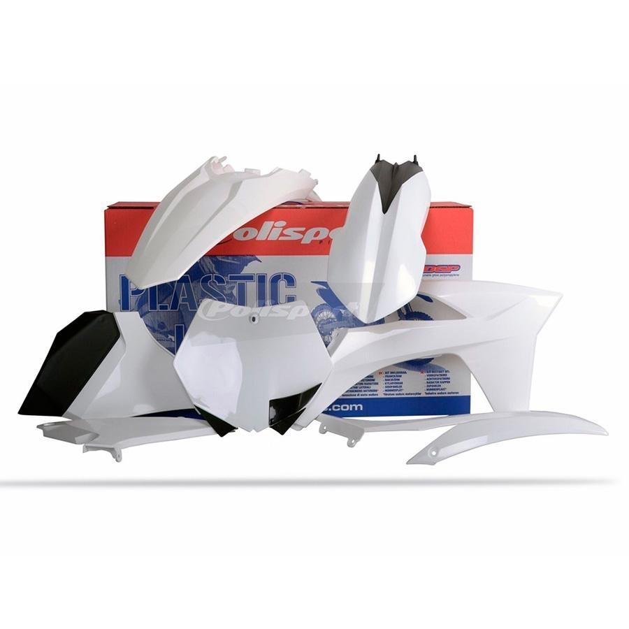 KIT PLASTICA COMPLETO POLISPORT KTM BLANCO    90406