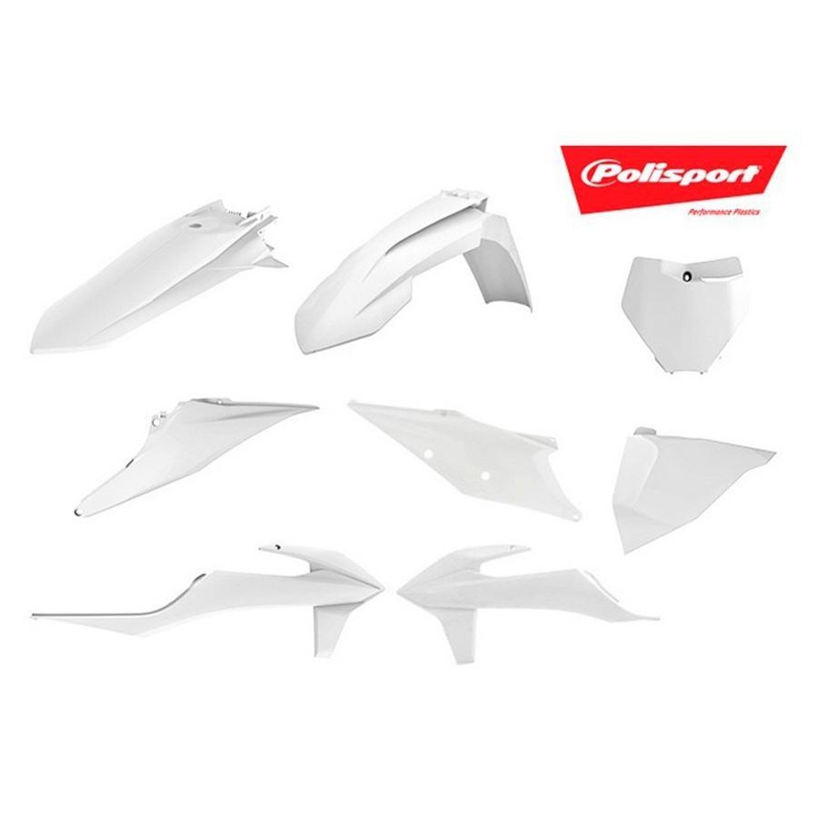 KIT PLASTICA COMPLETO POLISPORT TC/FC BLANCO    90809