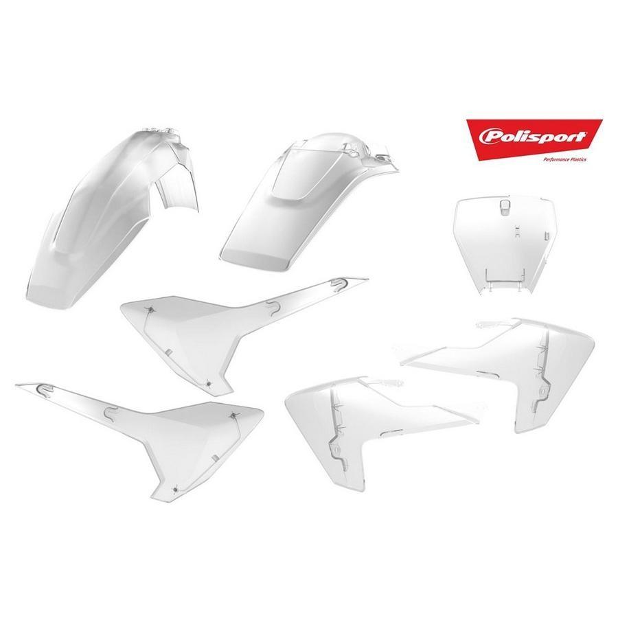 KIT PLASTICA COMPLETO POLISPORT TC/FC TRANSPARENTE    90793