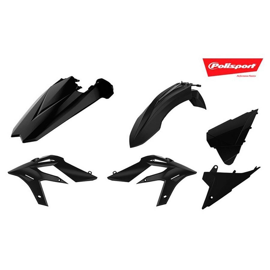 KIT PLASTICA COMPLETO POLISPORT XTRAINER 15-19 NEGRO    90786