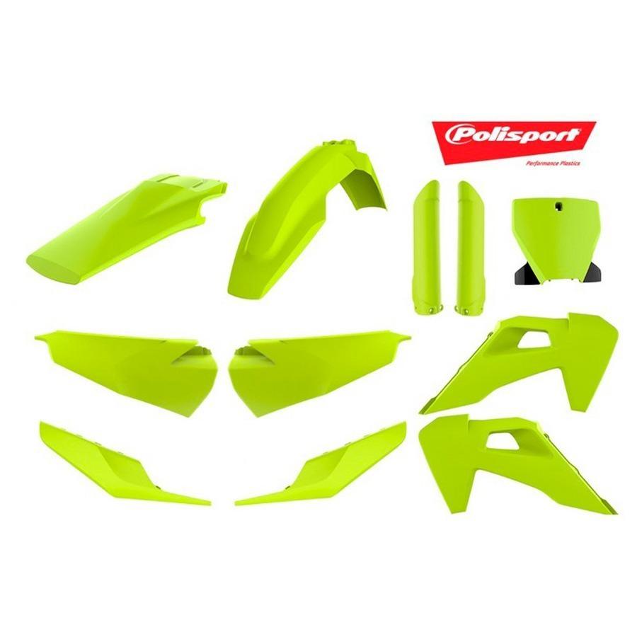KIT PLASTICA COMPLETO POLISPORT TC/FC 19 AMARILLO NEÓN    90799