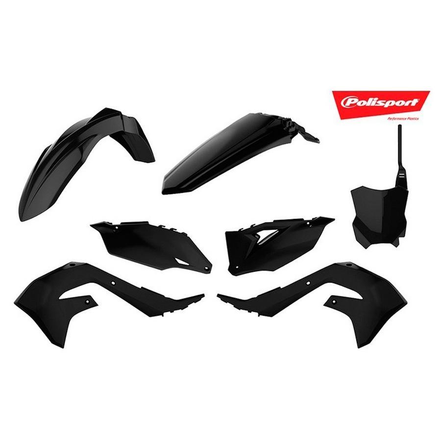 KIT PLASTICA COMPLETO POLISPORT KX 450 19 NEGRO    90818