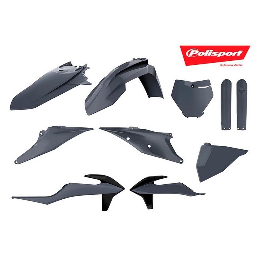 KIT PLASTICA COMPLETO POLISPORT SX/SX-F 19 GRIS NARDO GREY    90814