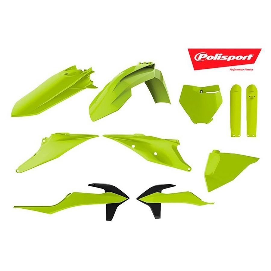 KIT PLASTICA COMPLETO POLISPORT SX/SX-F 19 AMARILLO NEÓN    90812