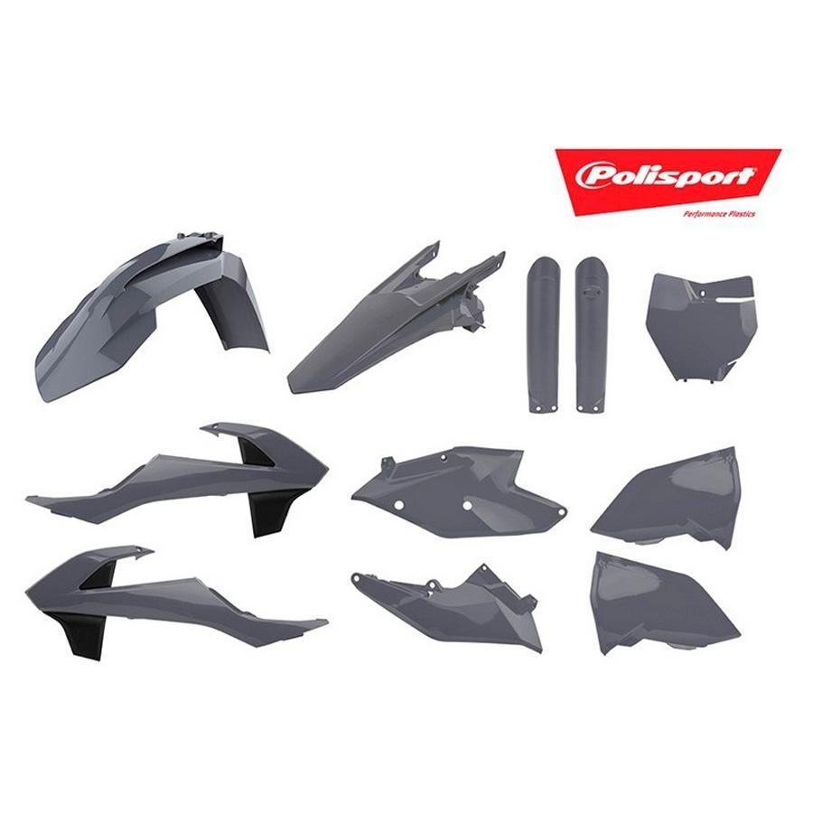 KIT PLASTICA COMPLETO POLISPORT SX/SX-F 16-18 GRIS NARDO GREY    90825