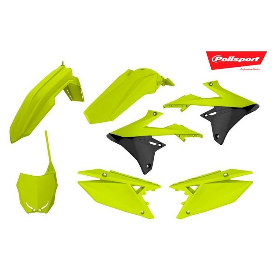 KIT PLASTICA COMPLETO POLISPORT RM-Z450 18 AMARILLO NEÓN    90783