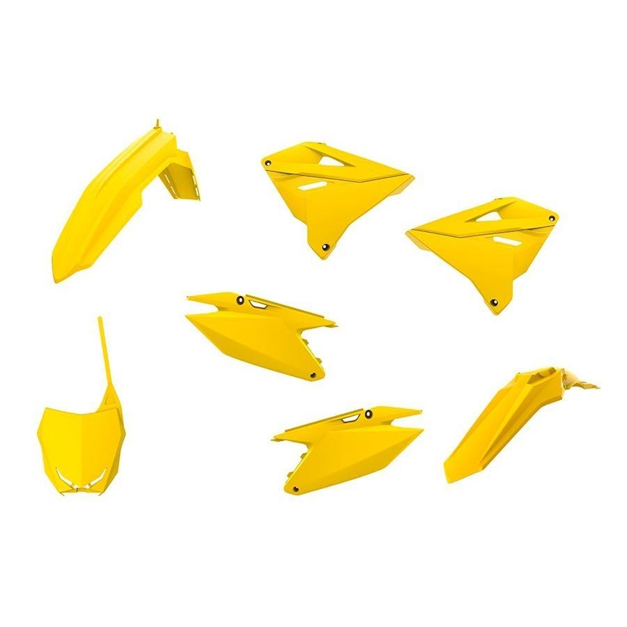 KIT PLASTICA COMPLETO POLISPORT RESTYLING AMARILLO 2019 RM125/250 01-08    90868