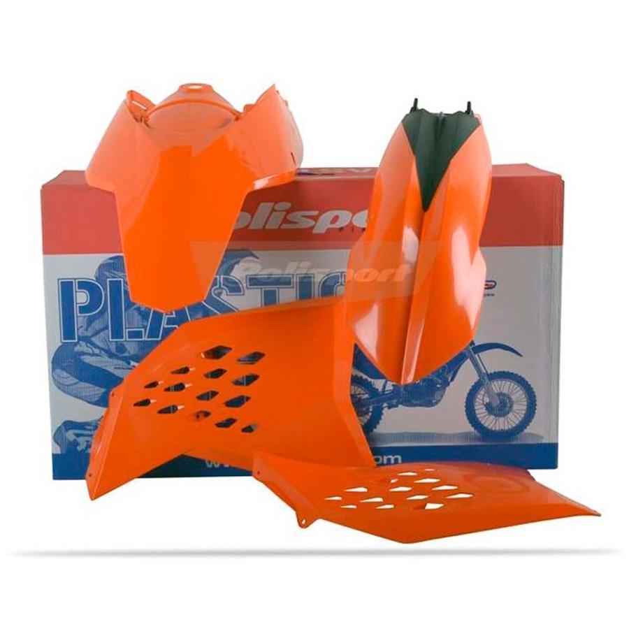 KIT PLASTICA COMPLETO POLISPORT  KTM COLOR ORIGINAL    90182